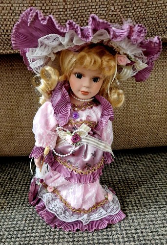 Victorian style porcelain doll - victorian,