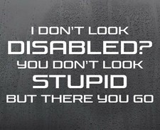 I Don't Look Disabled vinyl