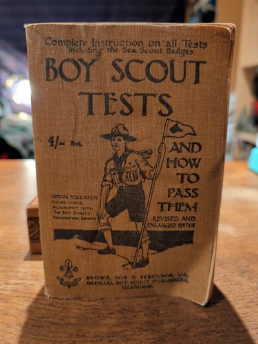 1927 boy scout tests and - scout,