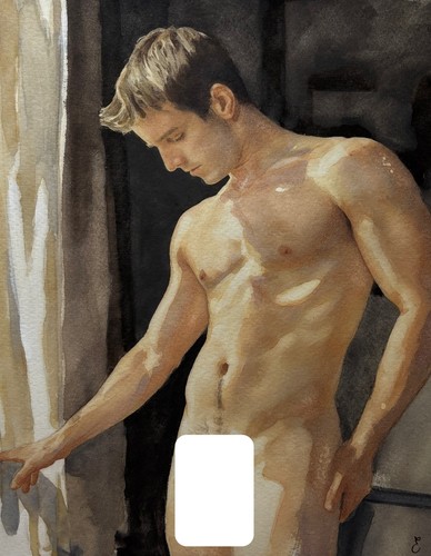 Original nude male - original,