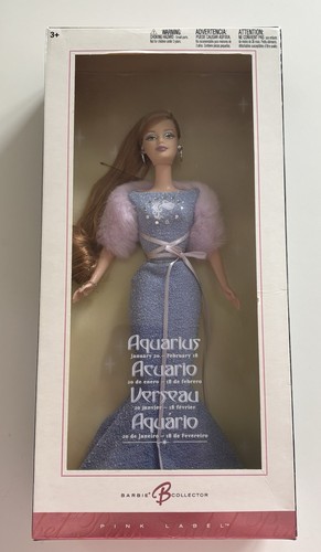 2004 barbie pink label zodiac - label,