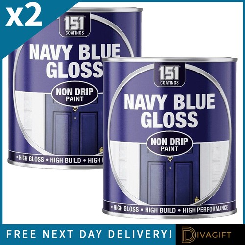 151 navy blue - blue, gloss