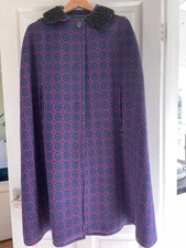 Welsh Wool Tapestry Long Cape
