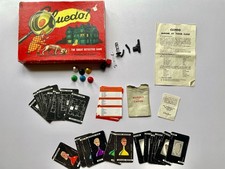 Vintage 1949 Cluedo Board Game by Waddington  - Incomplete.