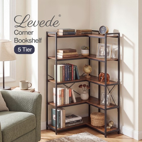 Levede corner bookcase - levede, 5-tier