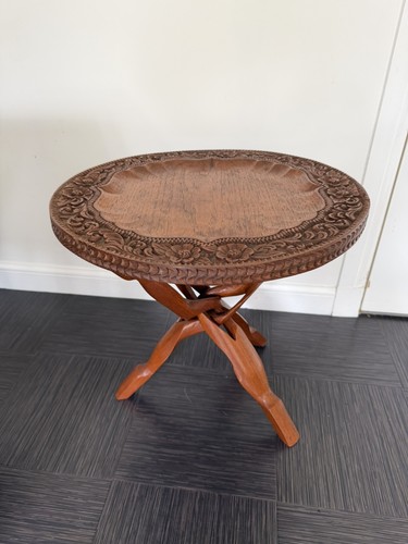 Vtg hand carved wooden - vtg,
