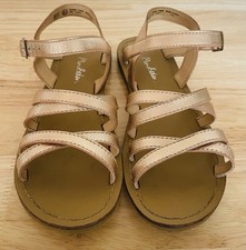 Girls Boden Rose Gold Sandals