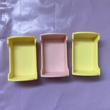 Sylvanian Families Spares Accessories pink yellow Baby Cot Crib Nursery