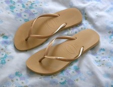 HAVAIANAS - Beige - Flip-Flops Brazil 37 - 38 UK  5  Eur : 39 - 40