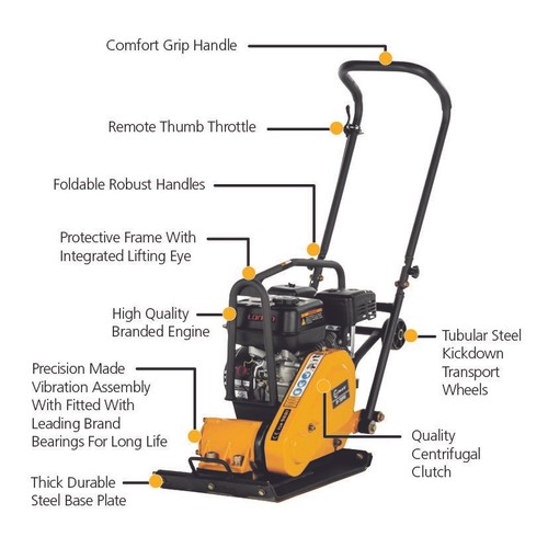 Wacker plate compactor 196cc - wacker,