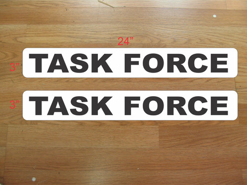 Task force magnetic signs - task,