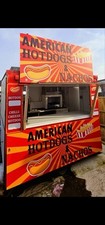 Mobile Catering Caravan Trailer Food Truck Hotdogs And Nachos Fully Equipped