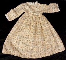 DRESS FOR ANTIQUE DOLL, DOLL