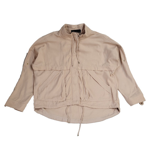 Zara woman pink zip - woman, snap