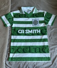 1996 Retro Celtic Home Top CR SMITH Sponsor Mens Size Small Excellent Condition