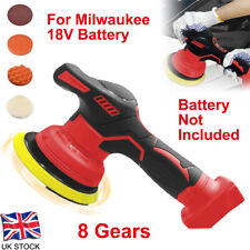 5000RPM Cordless Buffer Polisher with 8 Variable Speed for Milwaukee 18V Battery