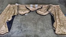Curtains large  pelmet swags