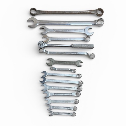 Wrench lot 15pc - combination, &
