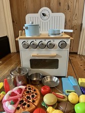 John Lewis Wooden Toy Oven With Accessories And Food
