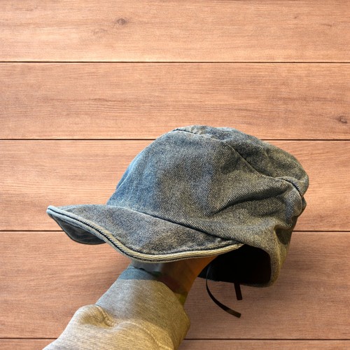 Vintage style denim newsboy