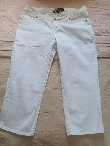 Women white crop jeans - women's,