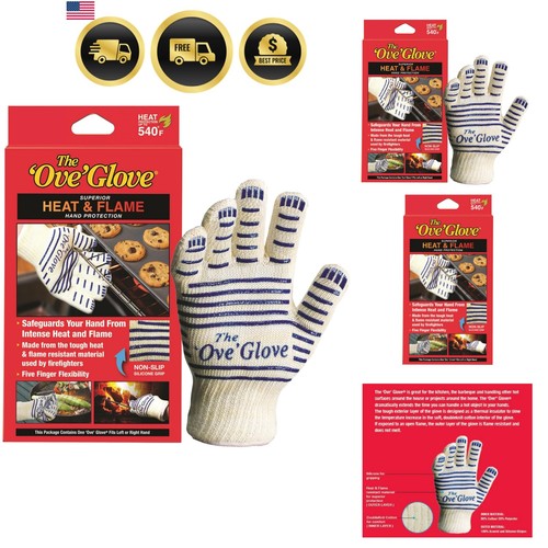 Heat flame resistant oven - heat, mitt