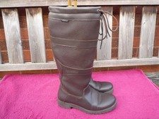 Field & River Codden Waterproof Knee Boots Brown leather Size 39 / 6.