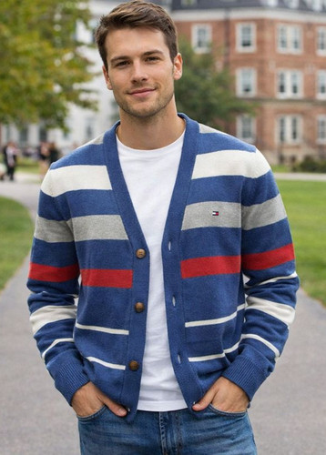 Tommy hilfiger neck - v-neck, cardigan