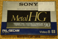 Sony metal video8 - 90,