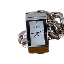 Oasis Watch.Good Condition.Near Mint . With A Silver Chained Stainless Bracelet.