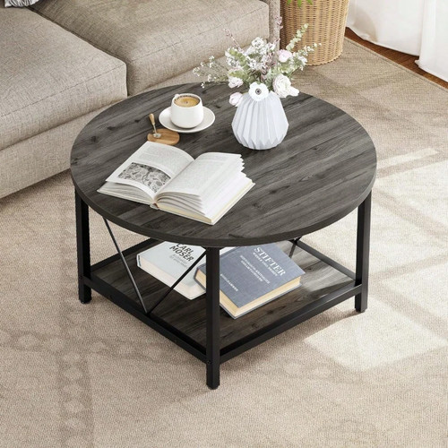 Living room retro round - living,