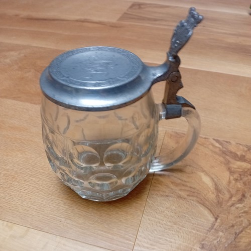 Vintage german etched glass - etched,