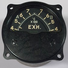 Vintage Aircraft Exhaust Gas