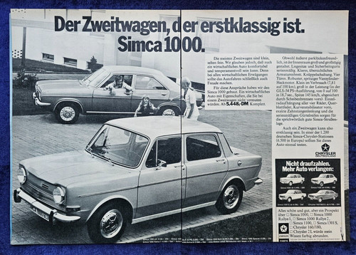 Simca 1000 and - simca,