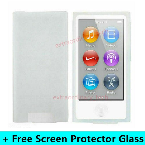 White silicone soft skin case - silicone,