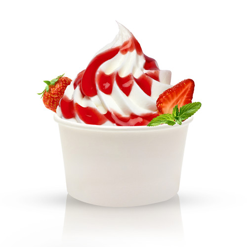 Plain white ice cream - plain,