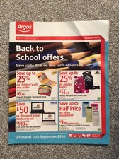 ARGOS  PAPER CATALOGUE  2010.