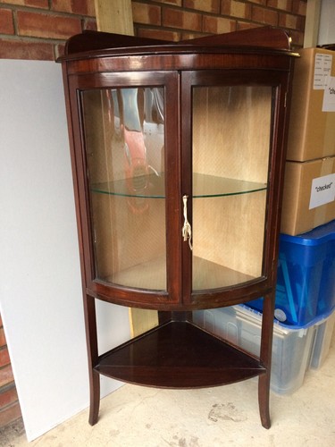 1930s mahogany bowfront - mahogany,