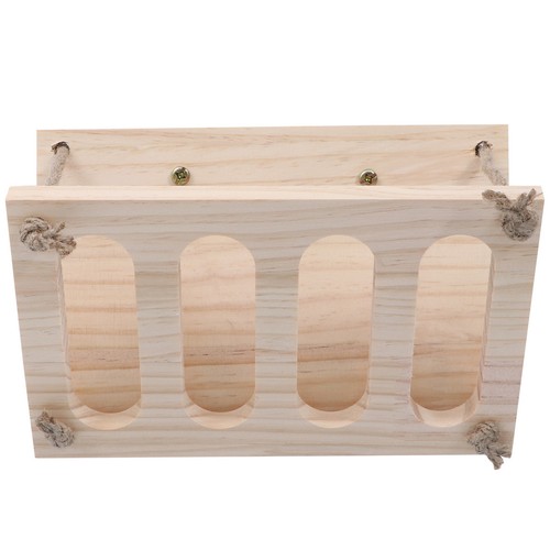 Wooden rabbit food - wooden, manger