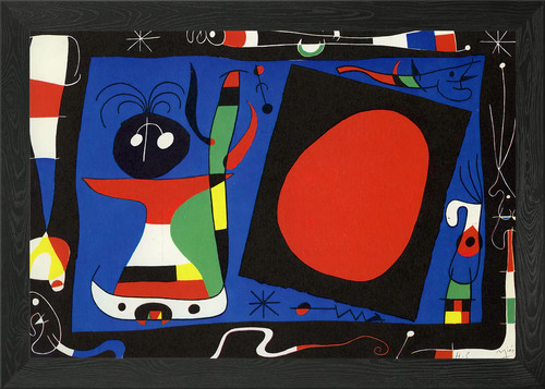 Miró abstract art - miró, joan