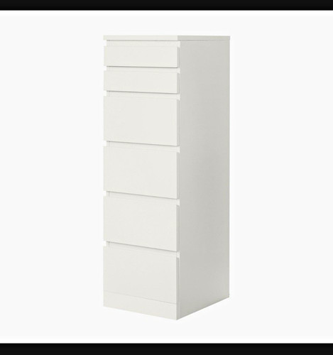 Malm white drawer chest - drawer,