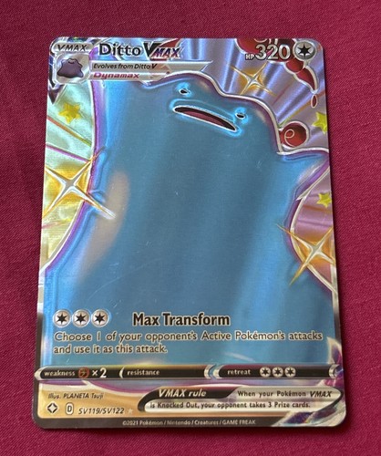 Ditto vmax blue holographic - vmax,