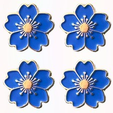 4pcs Forget-Me-Not Pin -