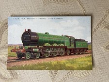 Railway postcard locomotive - postcard.,
