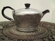King Edward VIII Swan chromium teapot commemorative souvenir MAY 1937 coronation