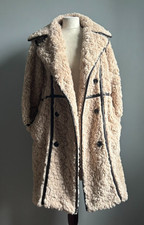 RIVER ISLAND cream faux fur