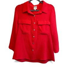 Naif Blouse Women's S (12) Red