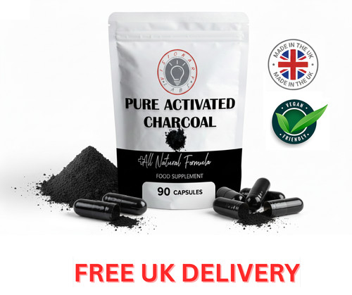Activated charcoal capsules - charcoal,
