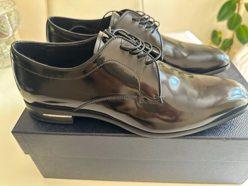 Prada men black patent - men's,