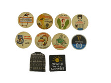 Guinness Mat Coasters Advertising Bundle x 10 mainly Vintage 1950s 1960s